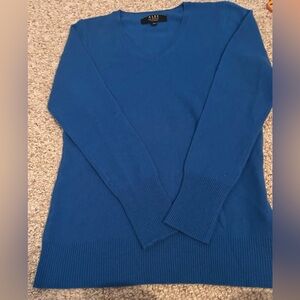 Alex Marie Vibrant Blue Cashmere Sweater